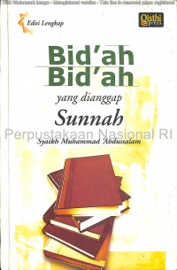 Bid\'ah-bid\'ah yang dianggap sunnah