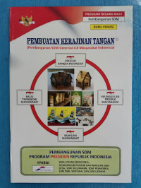 Buku Vokasi Pembuatan Kerajinan Tangan