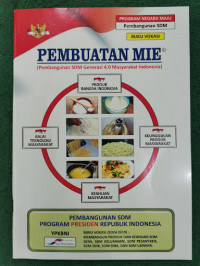 Buku Vokasi Pembuatan Mie