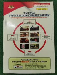 Buku Vokasi Pembuatan Pupuk Kandang Kemasan Modern