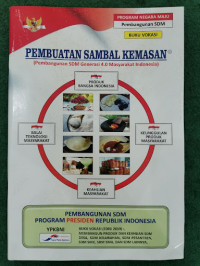 Buku Vokasi Pembuatan Sambal Kemasan