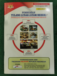 Buku Vokasi Pembuatan Tulang Lunak (Ayam/Bebek)