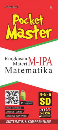 Pocket Master : Ringkasan M-IPA SD 4-5-6