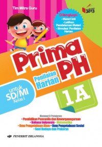 Prima PH Untuk SD/MI Jilid 1A Kelas 1