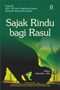 Sajak rindu bagi Rasul