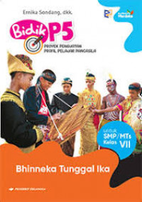Proyek penguatan profil pelajar pancasila : Bhinneka tunggal ika untuk SMP/MTs Kelas VII
