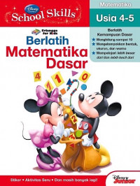 Image of Berlatih Matematika Dasar Usia 4-5 Seri Disney School Skills
