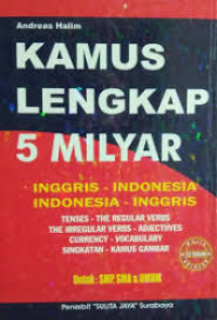 Image of Kamus Lengkap 5 Milyar : Inggris-Indonesia