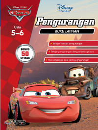 Image of Pengurangan Buku Latihan Usia 5-6 Seri Disney Learning Cars