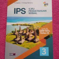 Ilmu pengetahuan sosial untuk SMP/MTs kelas IX